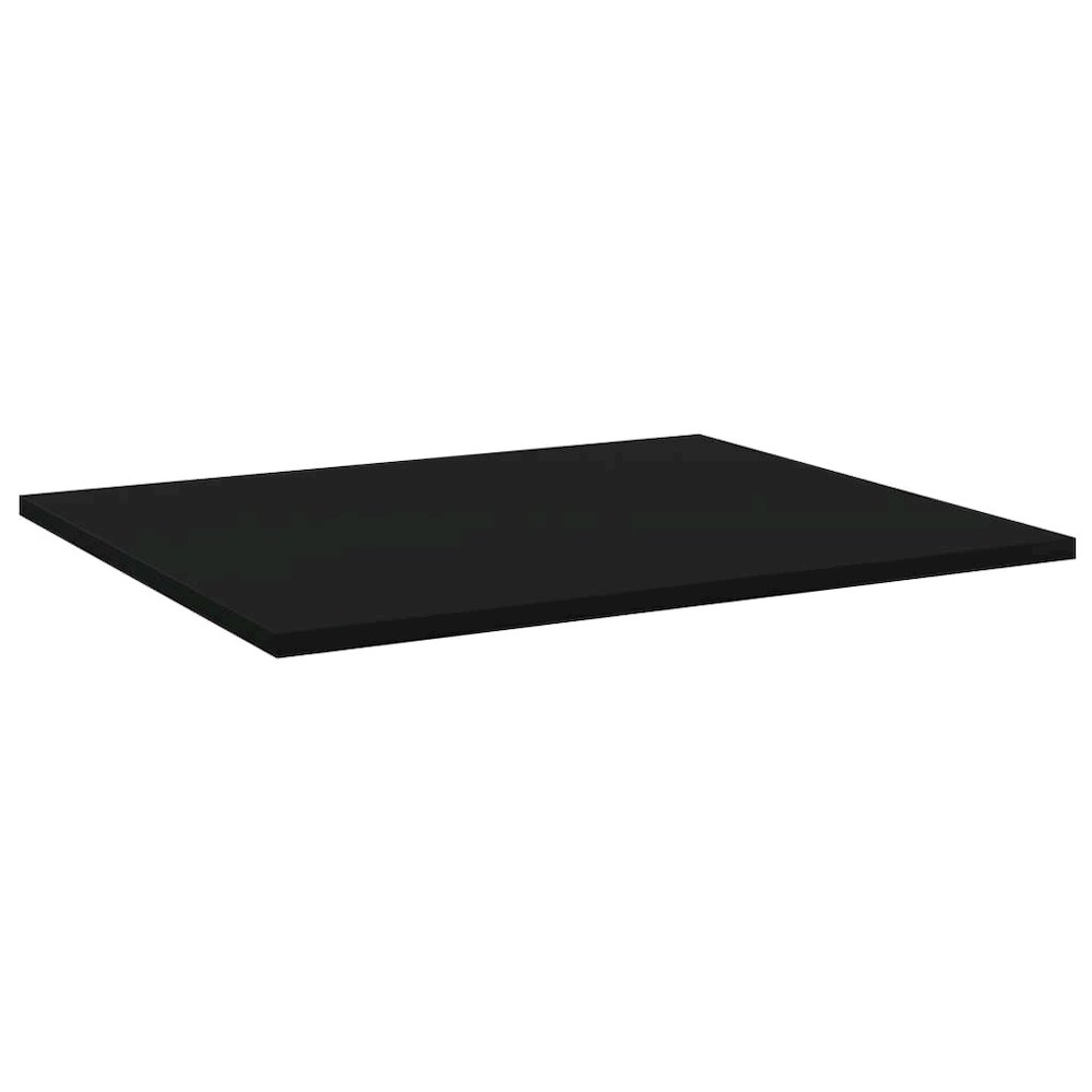 Shelf Set of 8 Black Engineered Wood Standard Simple Shelf. Picture 2