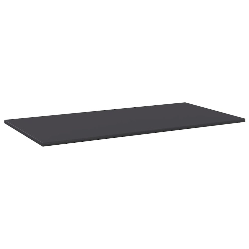 Shelf Set of 4 Grey Engineered Wood 39.4 x 19.7 in Simplistic. Picture 2