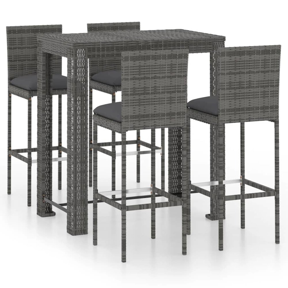 Garden Bar Set Grey. Picture 2