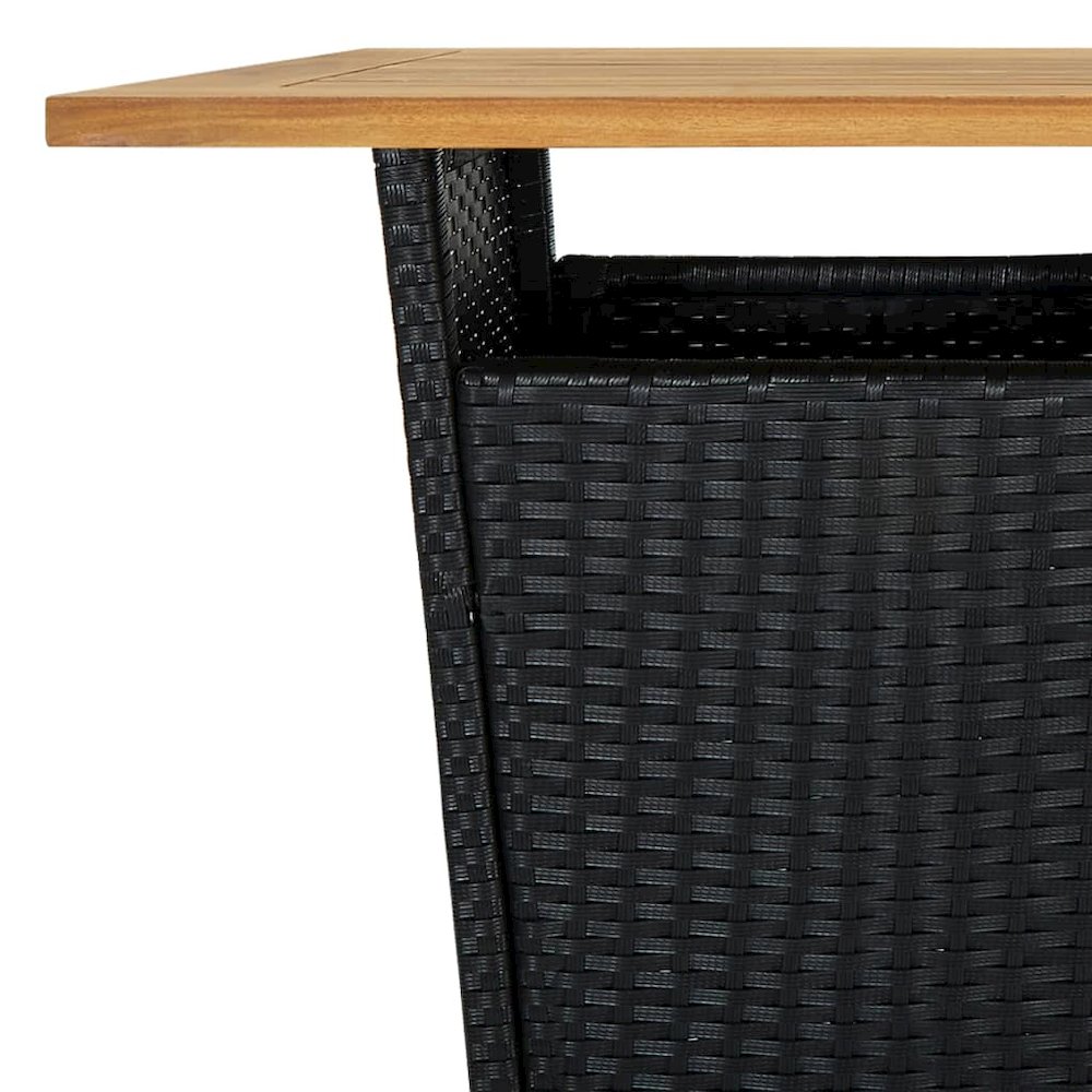 Garden Bar Set Black. Picture 7