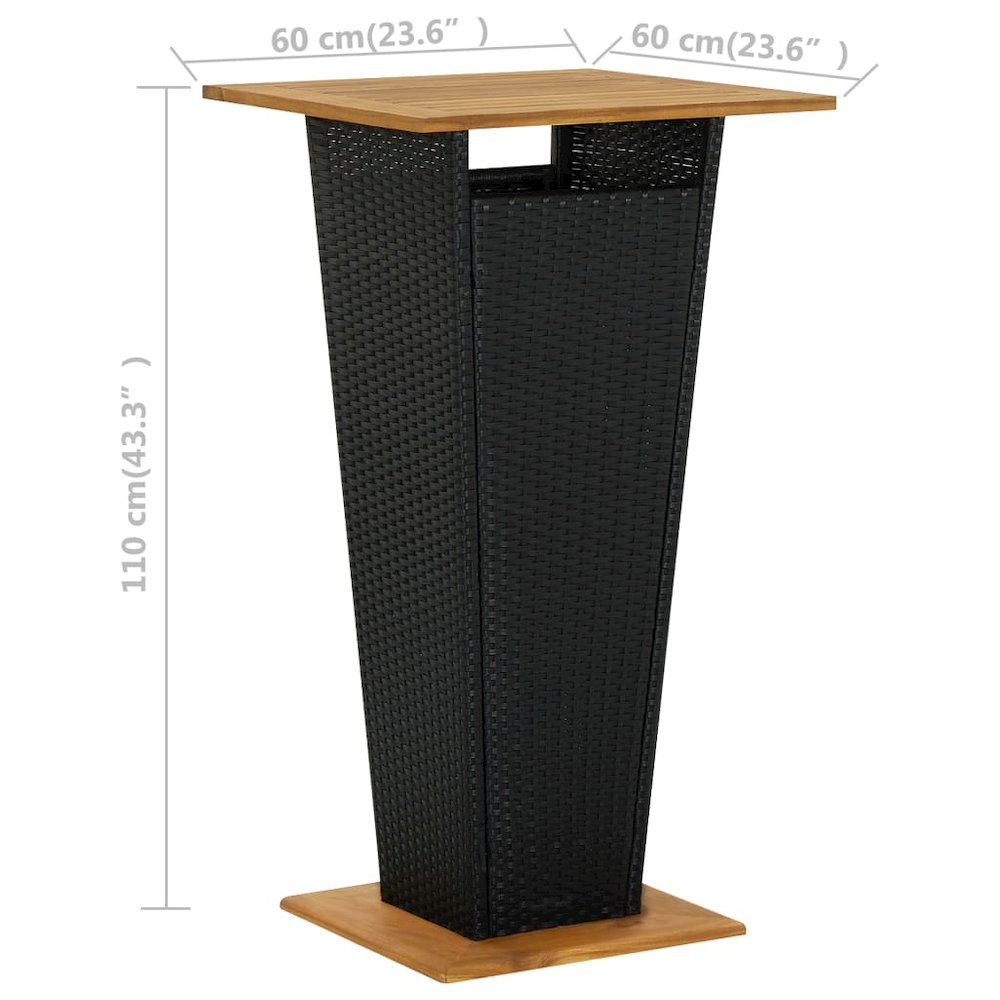 Garden Bar Set Black, Cream. Picture 11
