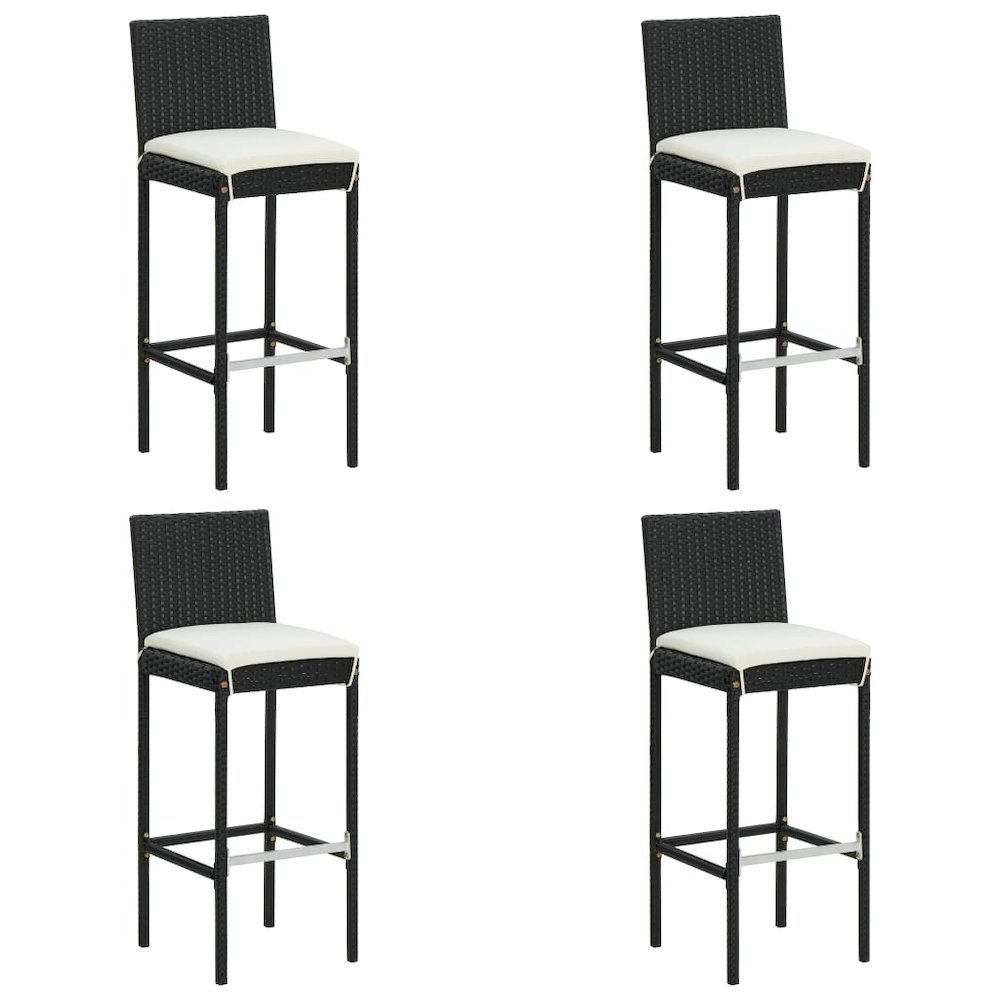 Garden Bar Set Black, Cream White. Picture 3