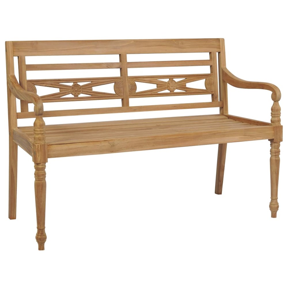 Bench Natural wood Solid teak wood 47.2 in Durable. Picture 2