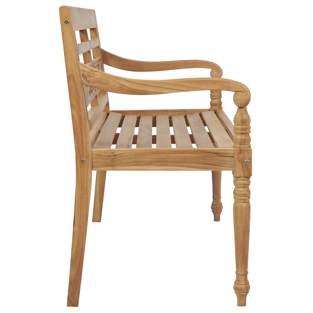 Bench Natural wood Solid teak wood 47.2 in Durable. Picture 4