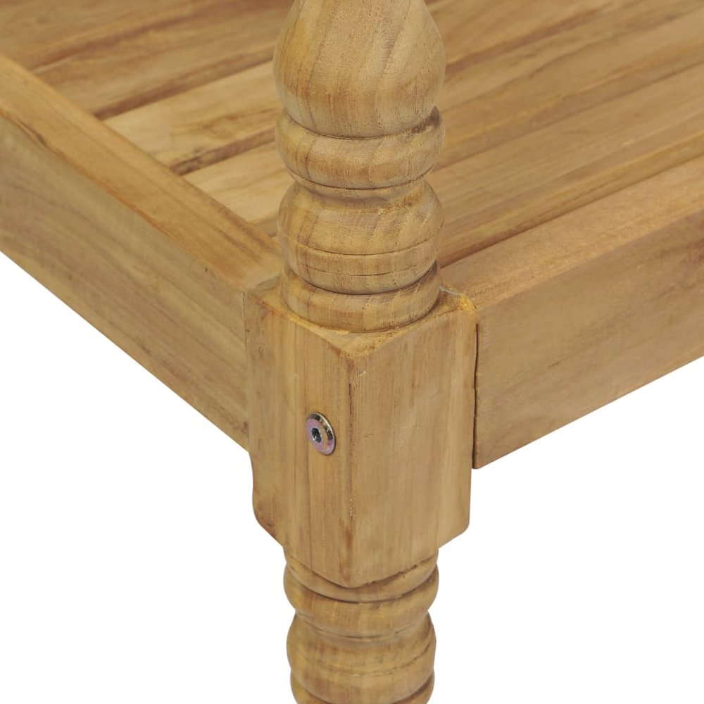 Bench Natural wood Solid teak wood 47.2 in Durable. Picture 5