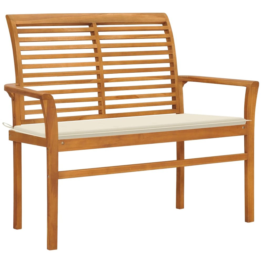Garden Bench Natural Teak Teak Wood Standard Durable. Picture 1