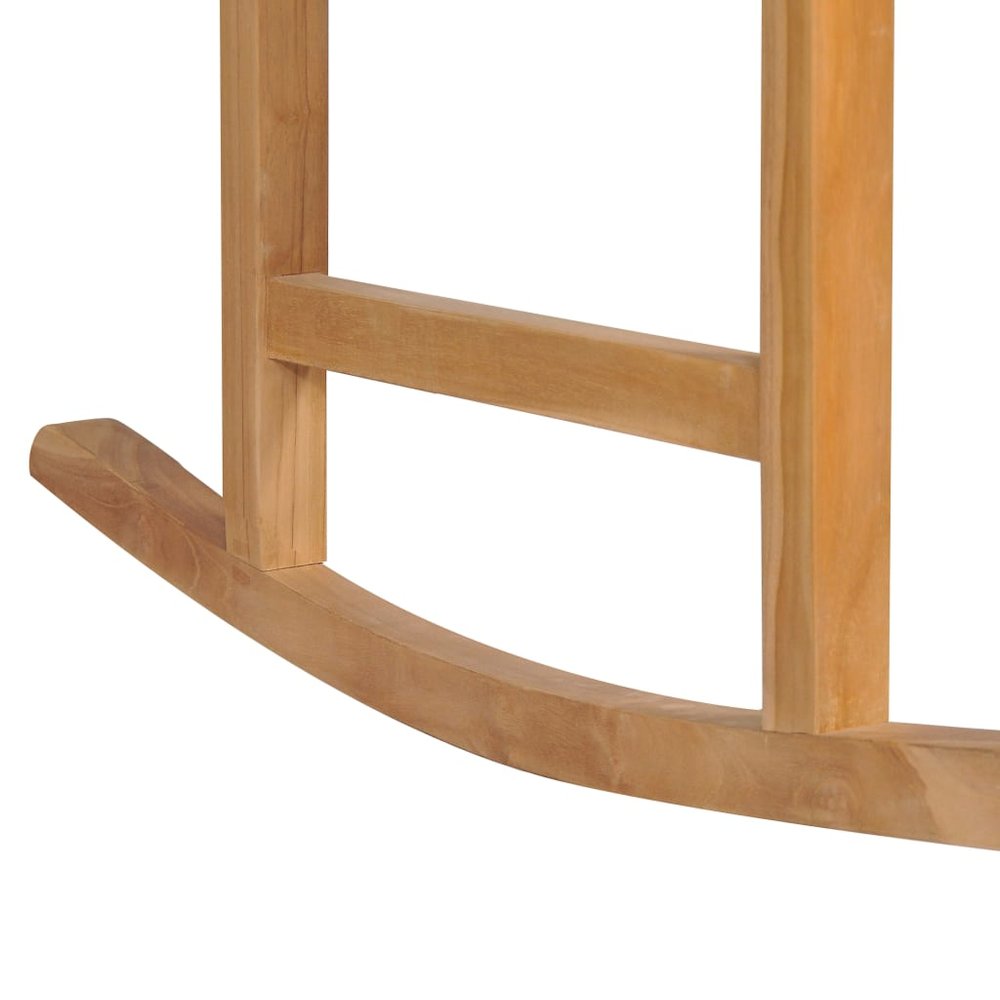 Rocking Chair Teak Fine sanded teak wood with water-based finish. Picture 10