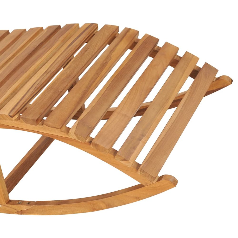 Sun Lounger Teak Standard Rectangular Contemporary Durable. Picture 7