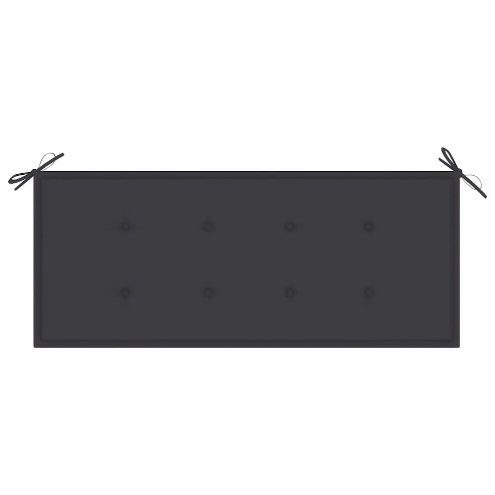 Garden Bench Natural wood and Anthracite. Picture 6