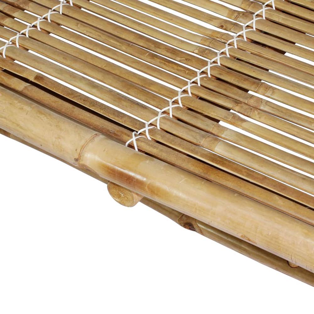 Sun Lounger Bamboo For 2 persons Height-Adjustable Sun Lounger. Picture 6