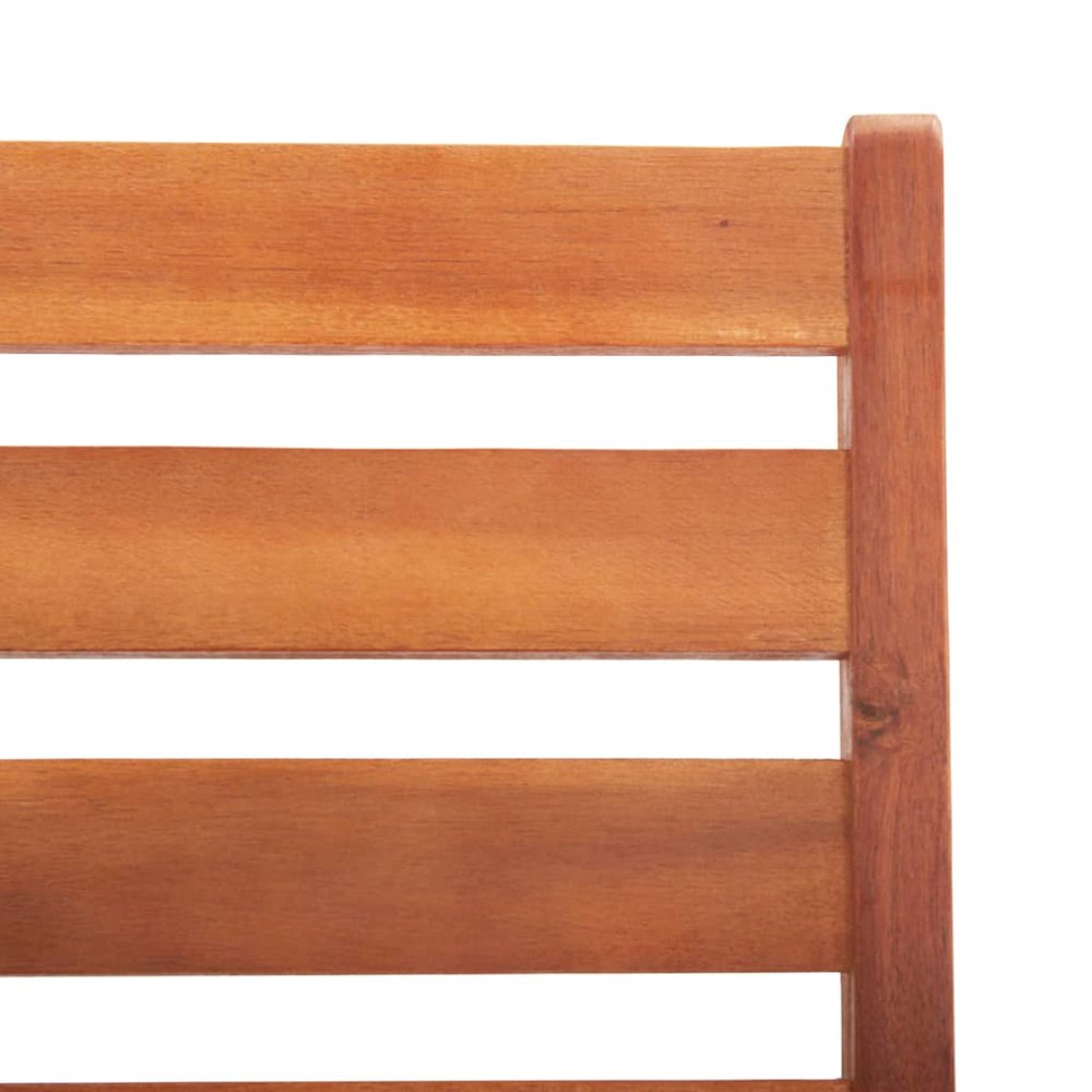 Outdoor Chair Set of 2 Natural Wood Solid Acacia wood Standard. Picture 7