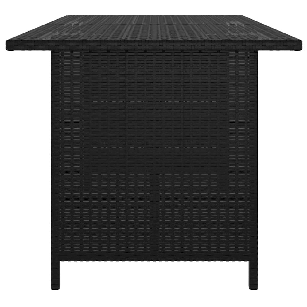 Garden Lounge Set Black, Cream White. Picture 4