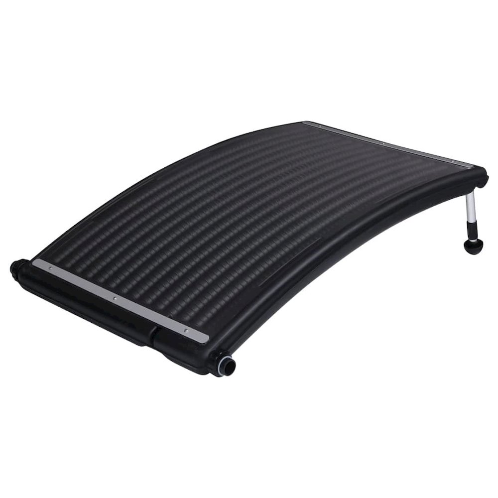 Solar Pool Heating Panel Set of 2 Black HDPE, PC, Aluminum Medium. Picture 2