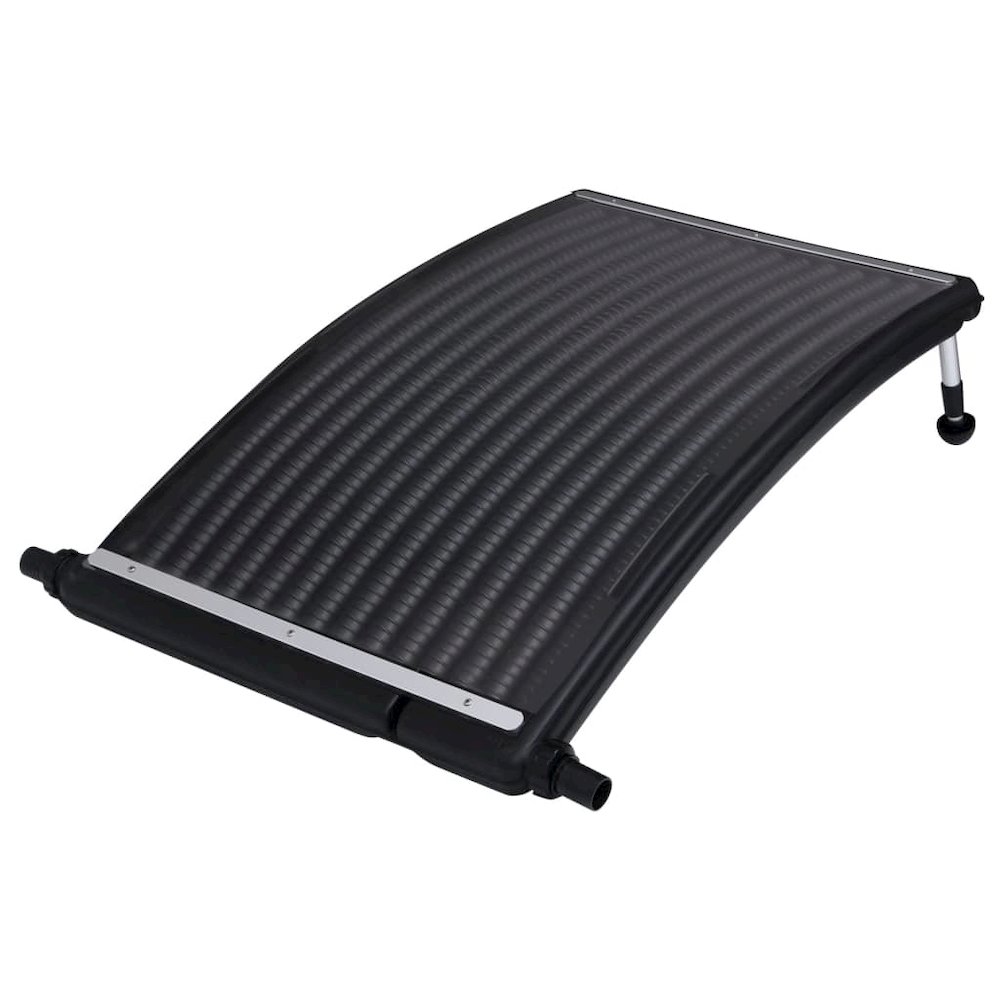 Solar Pool Heating Panel Set of 2 Black HDPE, PC, Aluminum Medium. Picture 3