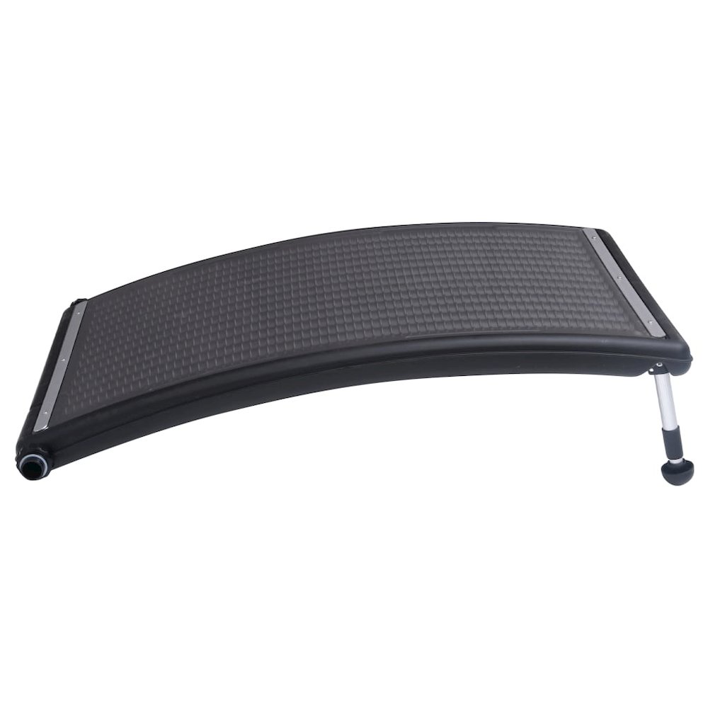 Solar Pool Heating Panel Set of 2 Black HDPE, PC, Aluminum Medium. Picture 4