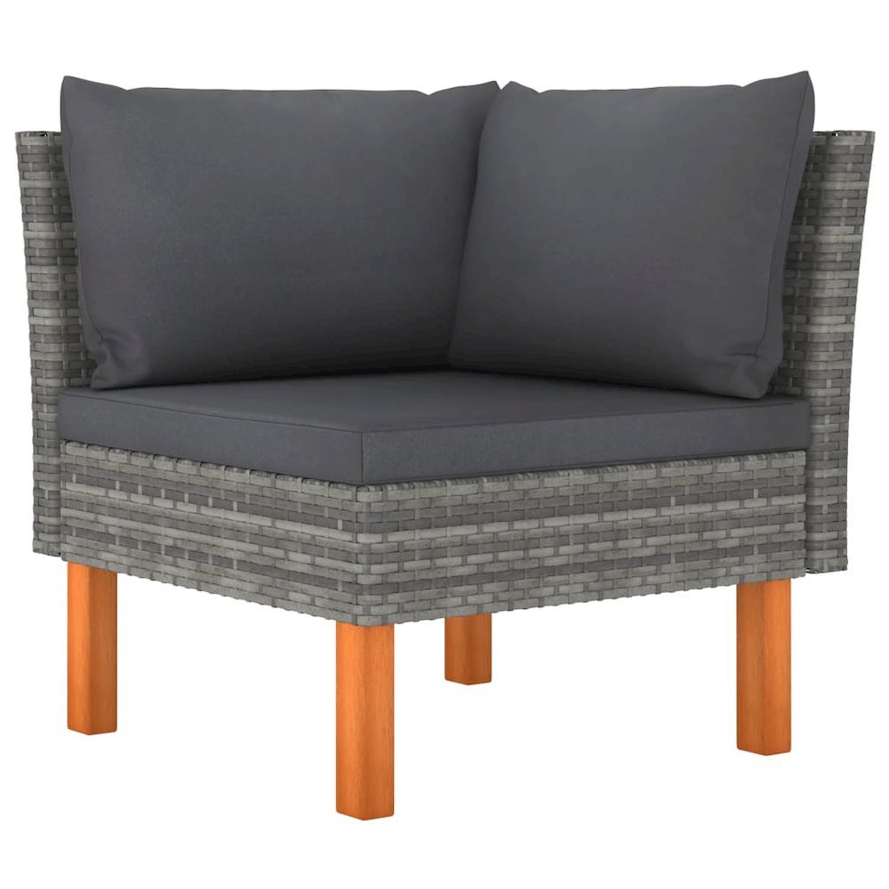 Garden Lounge Set Grey. Picture 4