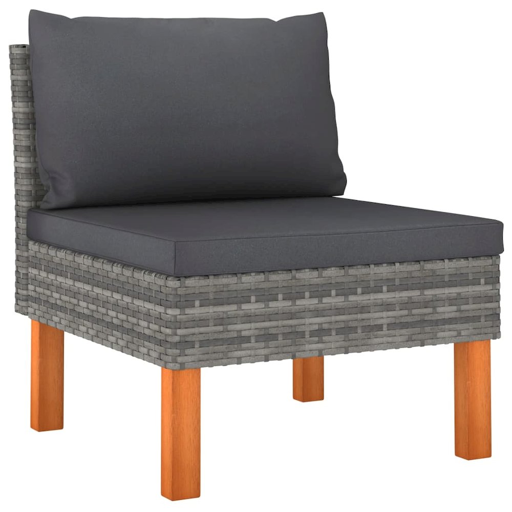 Garden Lounge Set Grey. Picture 6