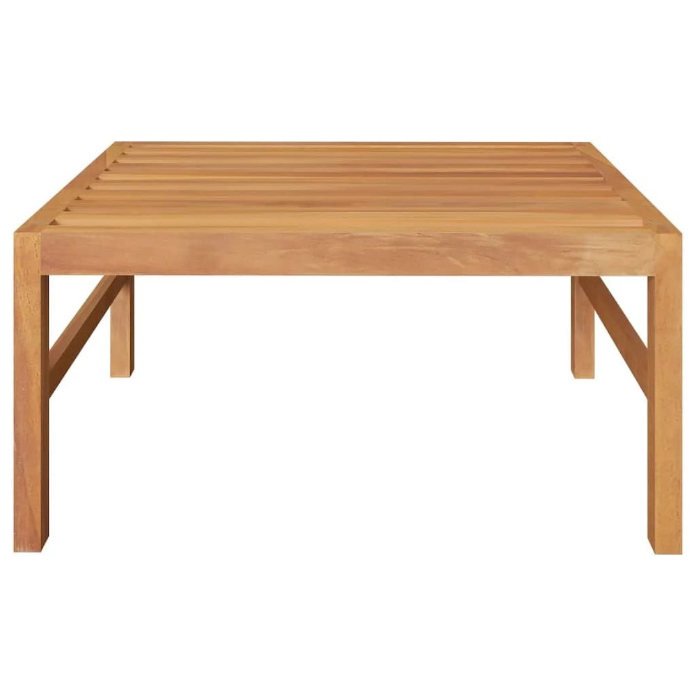 Garden Lounge Set Dark grey, natural wood Teak wood, polyester. Picture 7