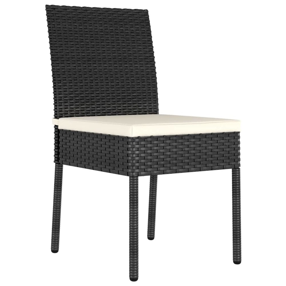 Dining Set Black, Cream. Picture 7