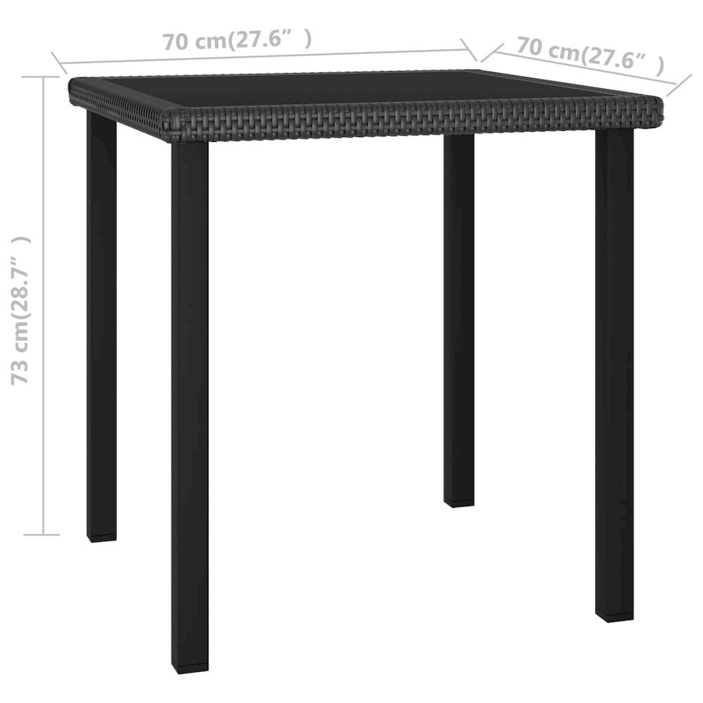 Dining Set Black, Cream. Picture 11