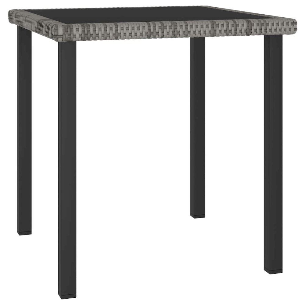Dining Set Gray, Black. Picture 3