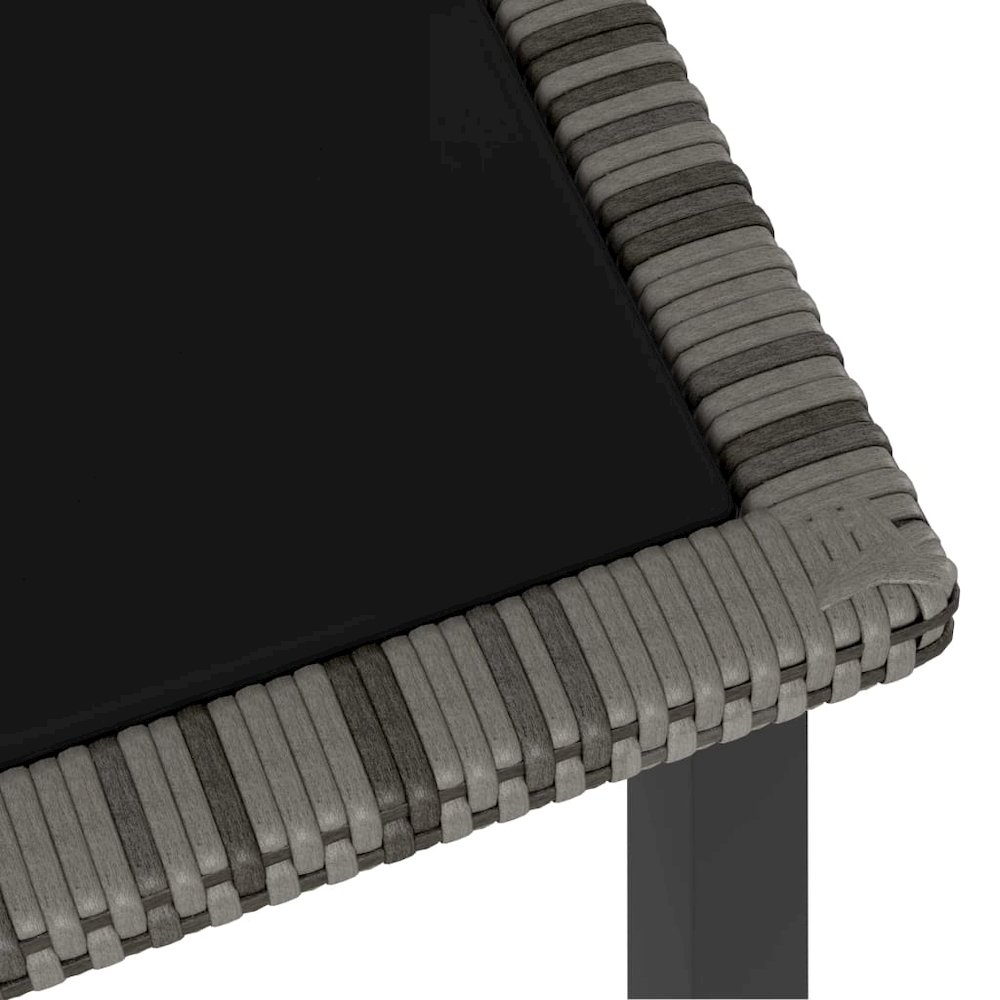 Dining Set Gray, Black. Picture 5