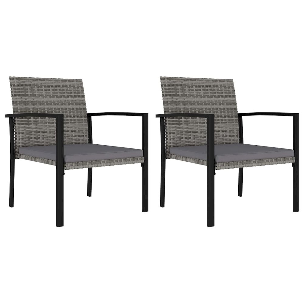 Dining Set Gray, Black. Picture 6