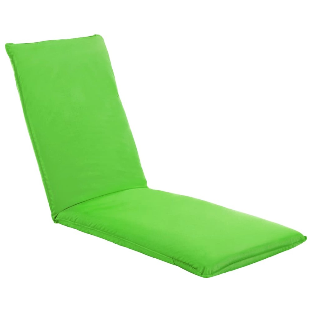 Sunlounger Green Oxford Fabric Full Length Foldable Waterproof. Picture 2