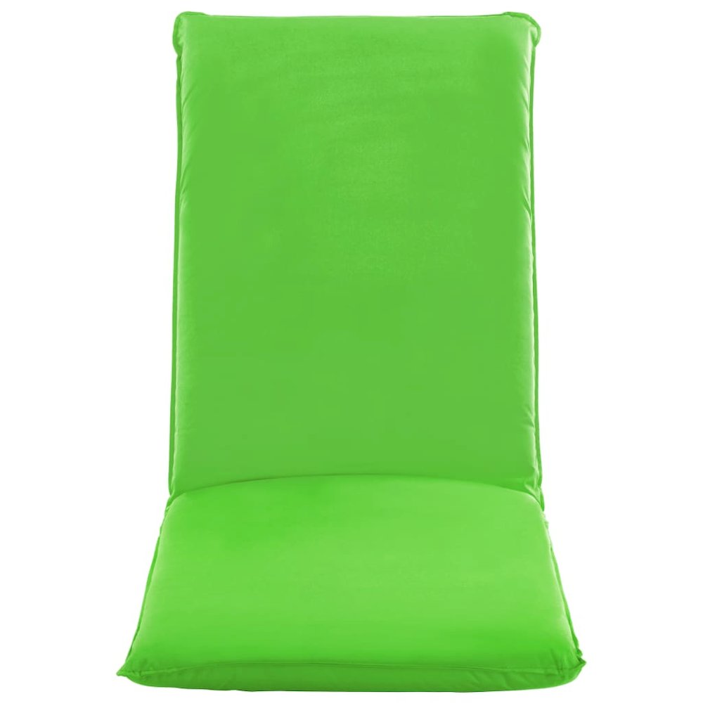 Sunlounger Green Oxford Fabric Full Length Foldable Waterproof. Picture 3