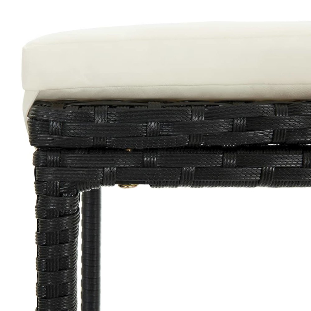Garden Bar Set Black, Cream. Picture 10