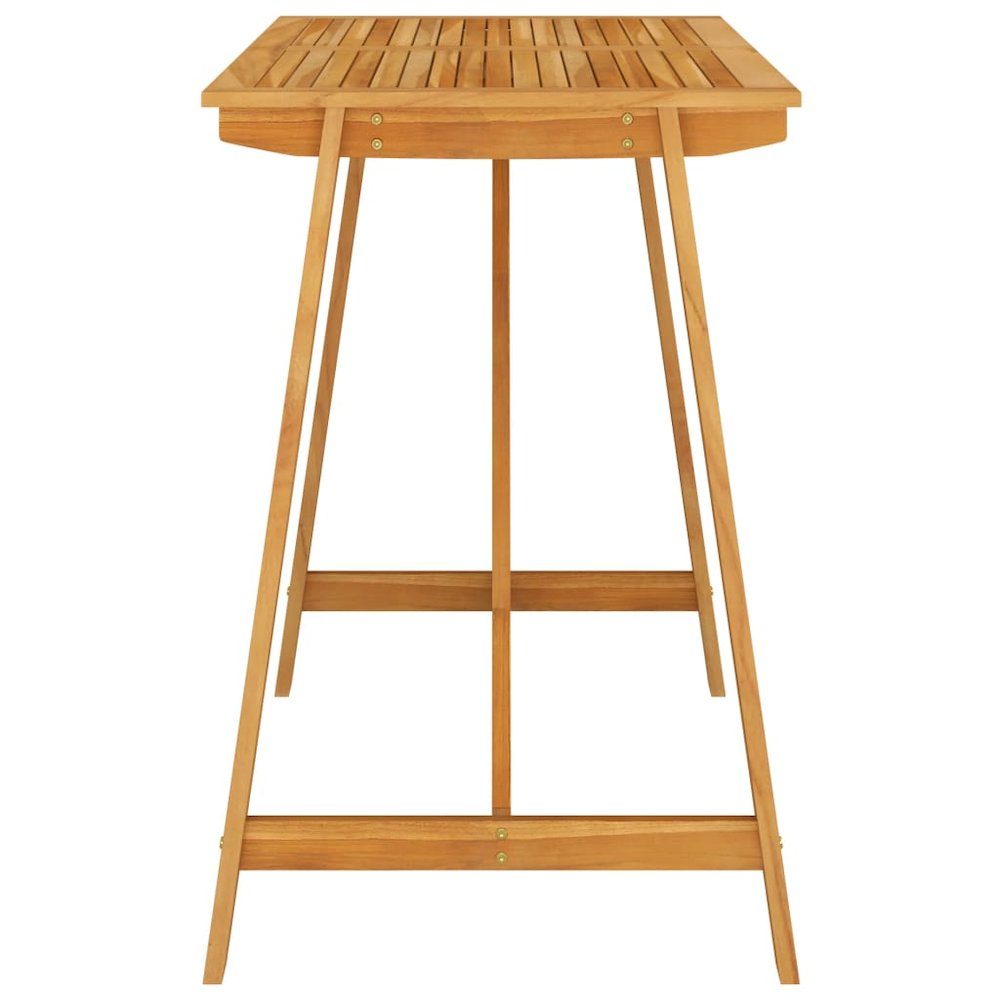 Garden Bar Set Grey Solid acacia wood Medium Removable Covers. Picture 5
