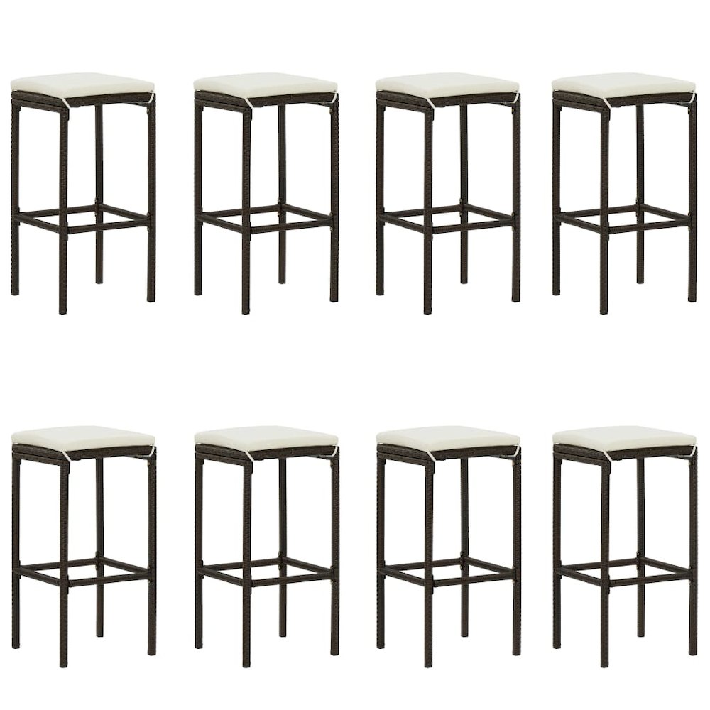 Garden Bar Set Brown, Cream. Picture 7