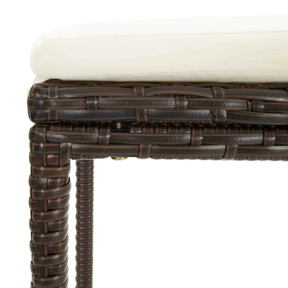Garden Bar Set Brown, Cream. Picture 10