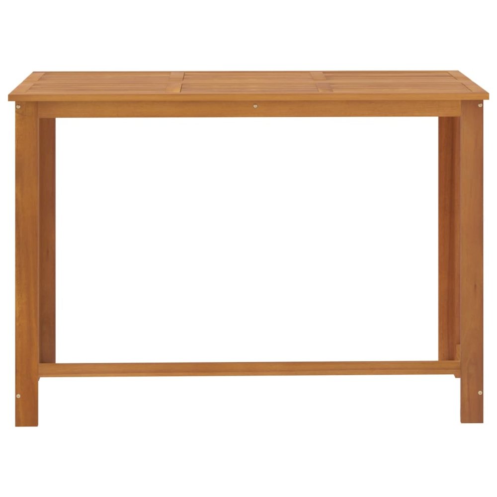 Garden Bar Set Black Solid Acacia Wood Medium Durable. Picture 4