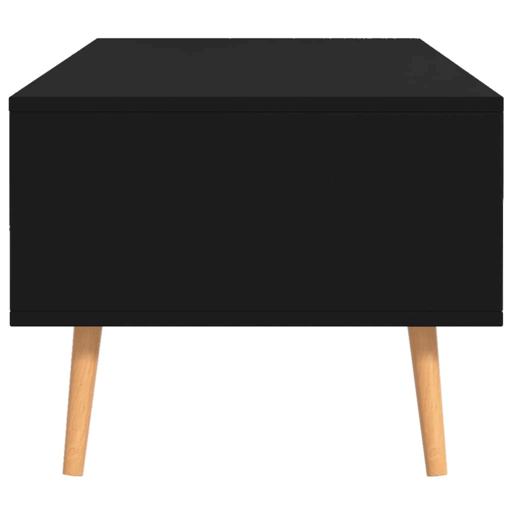 Coffee Table Black Engineered wood, MDF 39.4 x 19.5 x 16.9 in. Picture 5