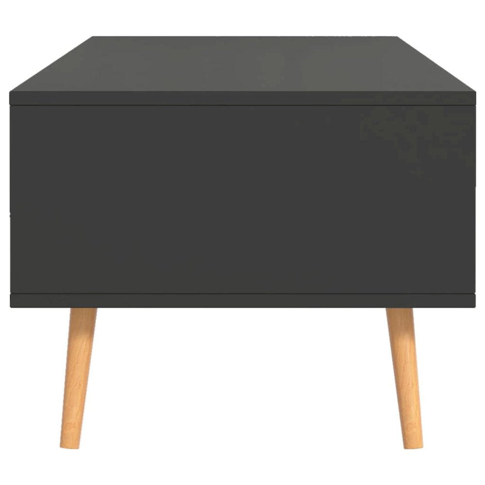 Coffee Table Grey Engineered wood, MDF 39.4 x 19.5 x 16.9 in. Picture 6