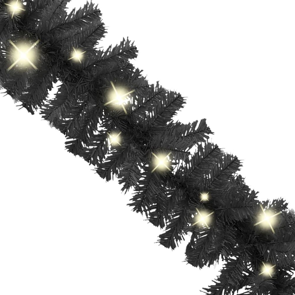 Garland Black PVC Extra Long Artificial Christmas Garland Other. Picture 3