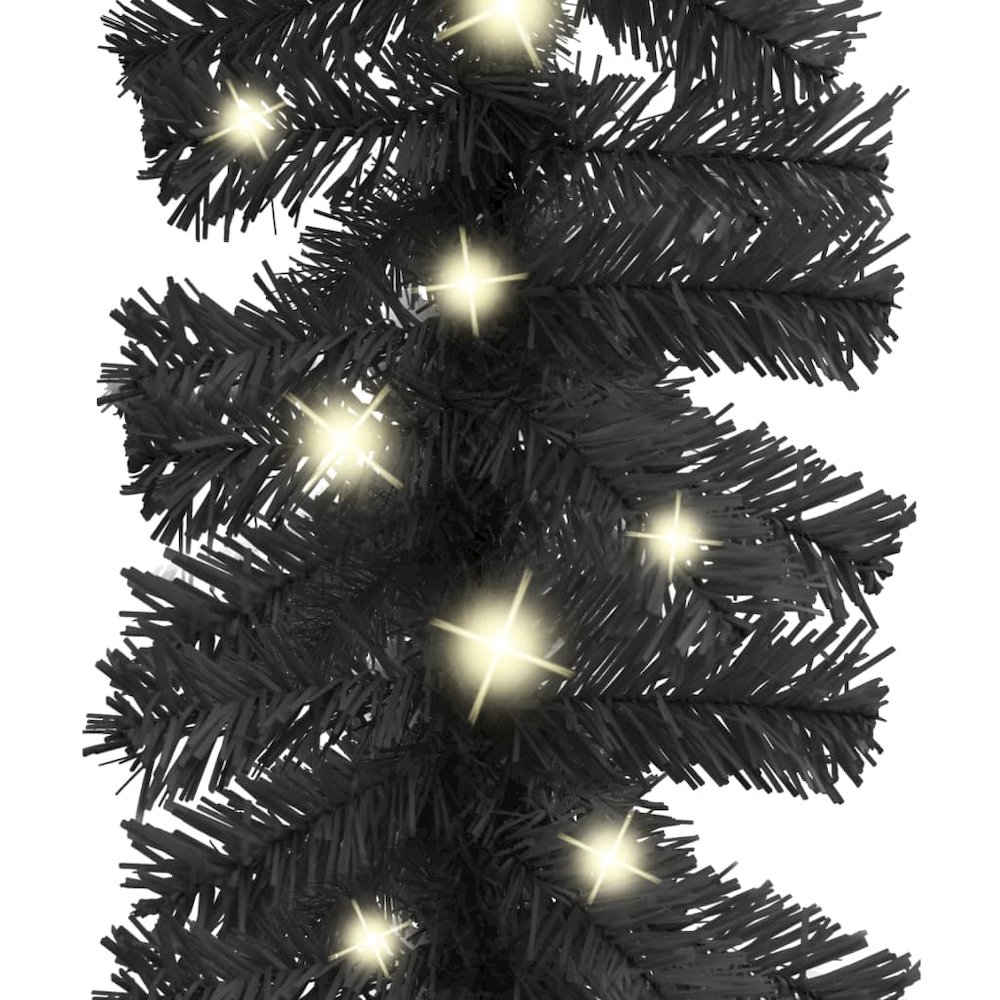 Garland Black PVC Extra Long Artificial Christmas Garland Other. Picture 4