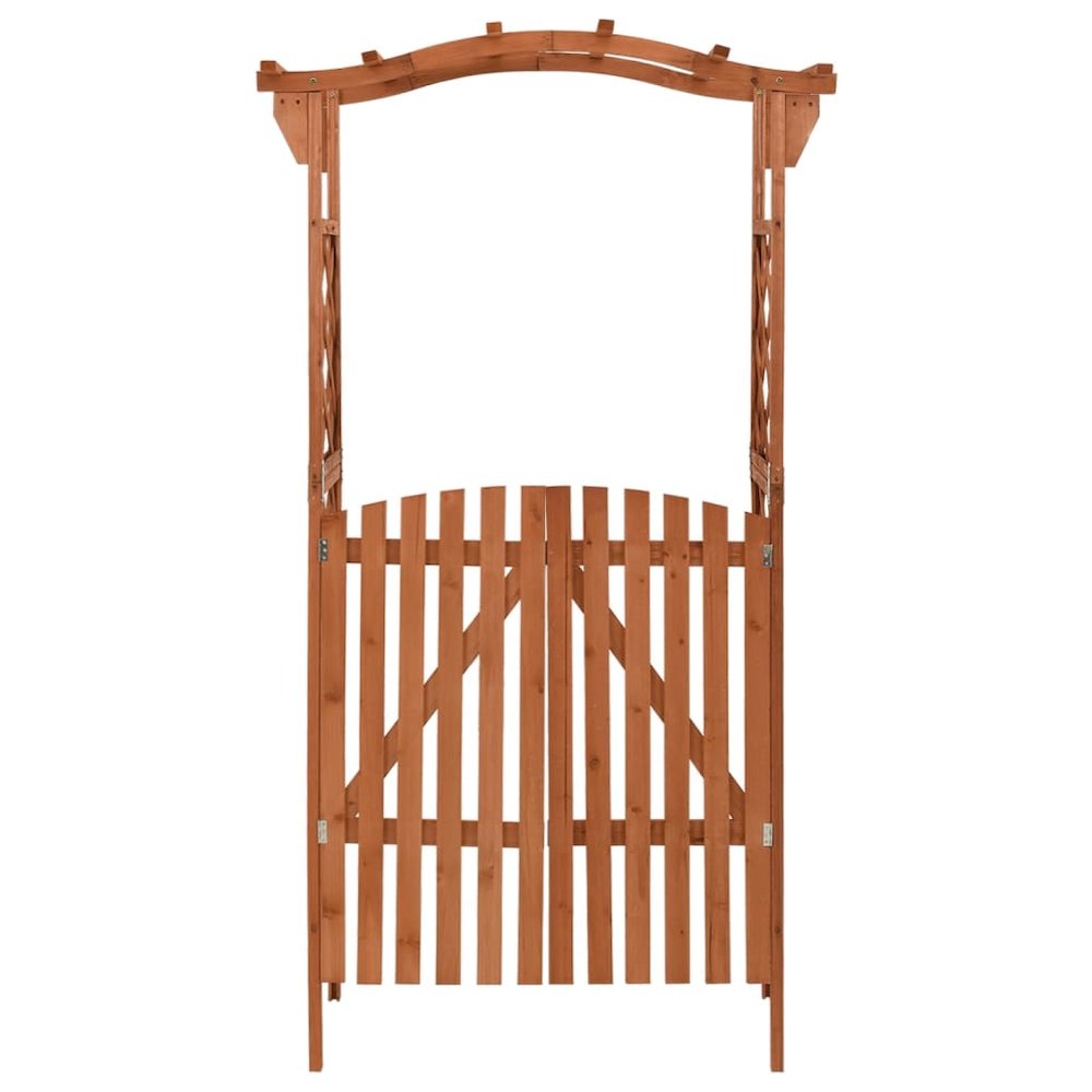 Pergola Brown Solid firwood, solid pine wood Medium. Picture 2