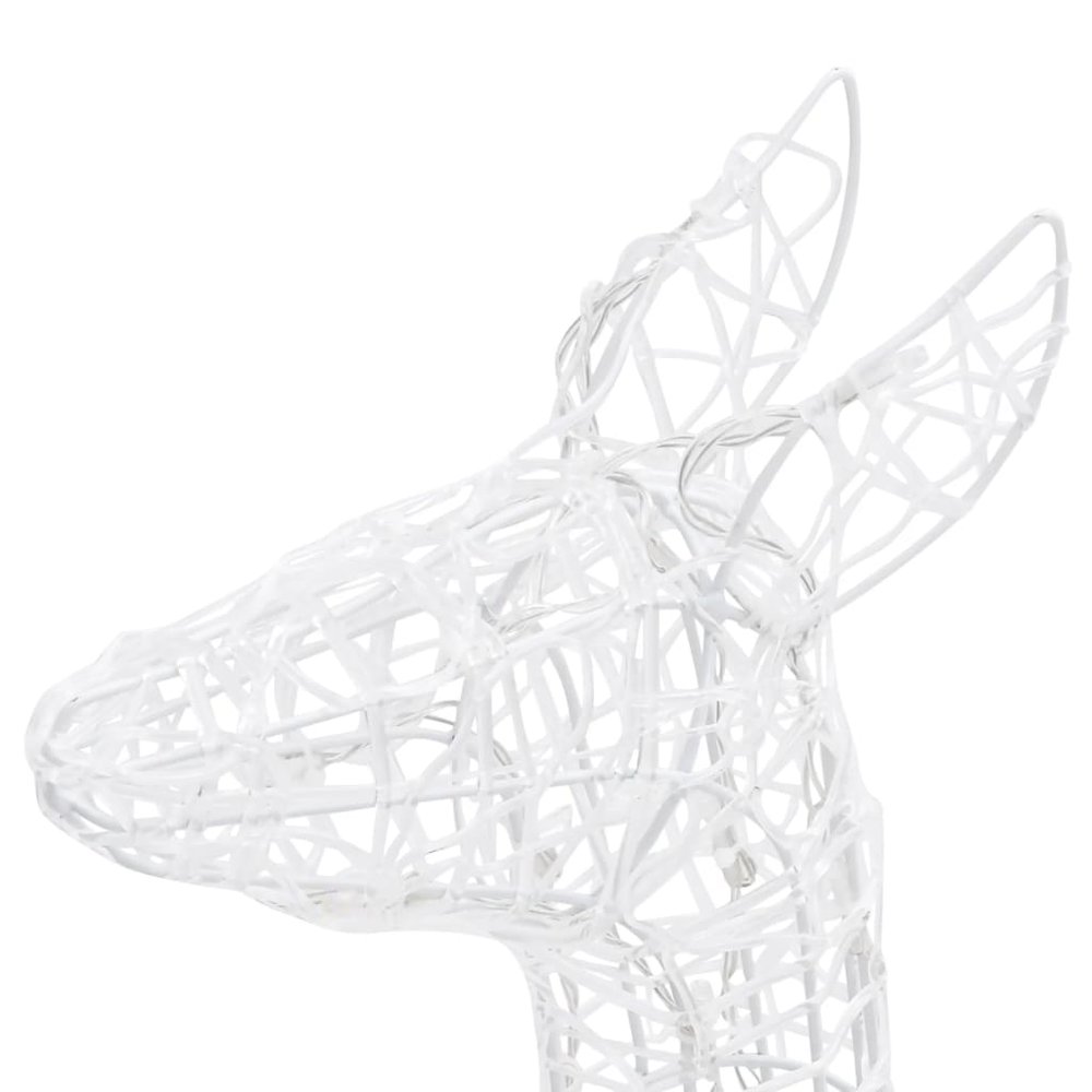 Reindeer Family Warm White Acrylic Acrylic Reindeer Other. Picture 7