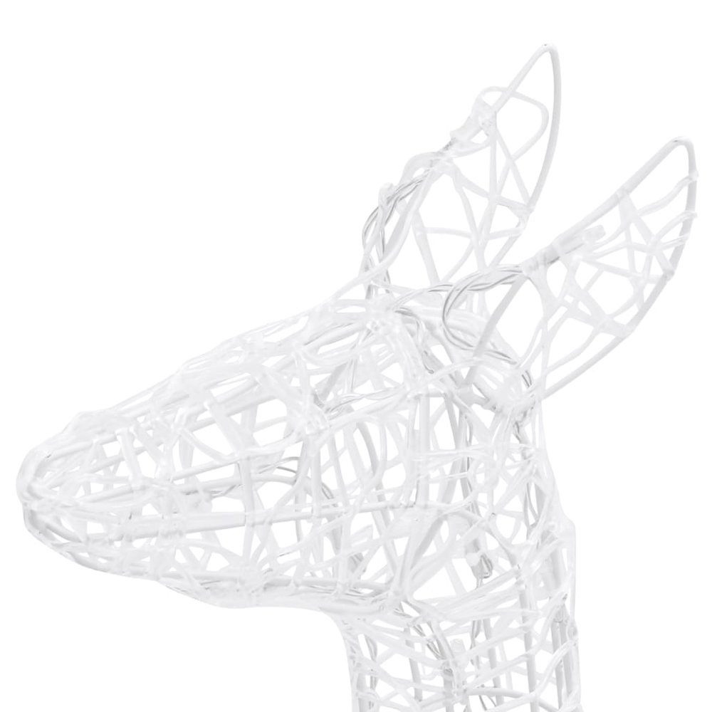 Reindeer Family Cool White Acrylic Large Decorative Inlays. Picture 10