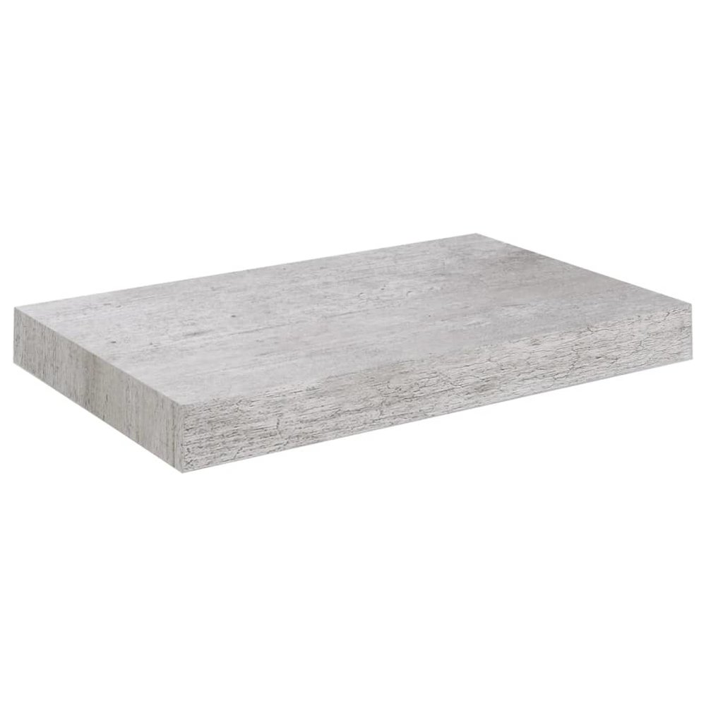 Wall Shelf Concrete grey Honeycomb MDF, metal Small Wall mounting. Picture 2