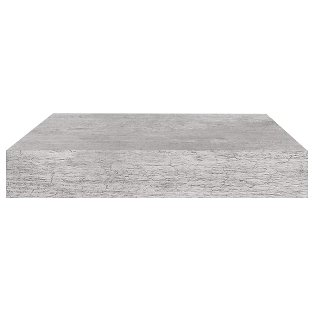 Wall Shelf Concrete grey Honeycomb MDF, metal Small Wall mounting. Picture 4