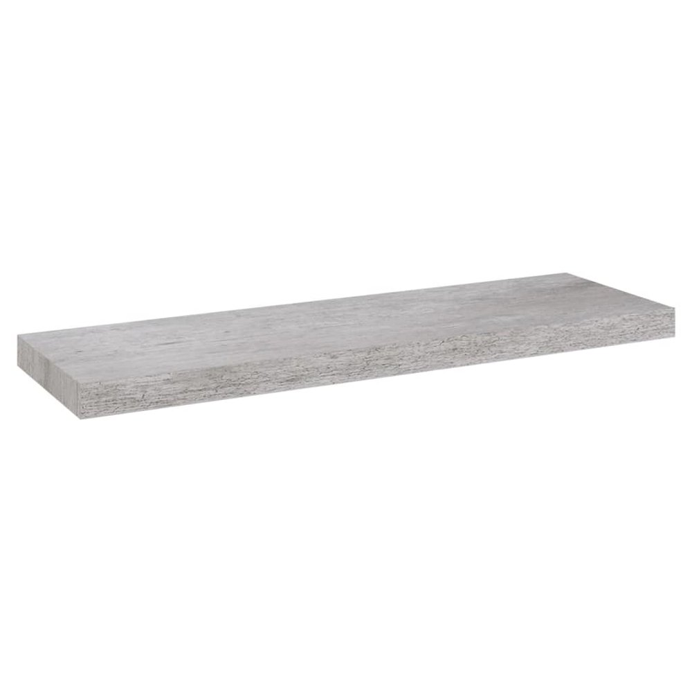 Wall Shelf Concrete grey Honeycomb MDF, metal 31.5 x 9.3 x 1.5 in. Picture 2