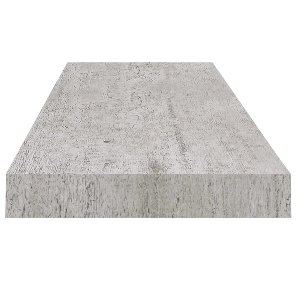 Wall Shelf Concrete grey Honeycomb MDF, metal 31.5 x 9.3 x 1.5 in. Picture 5
