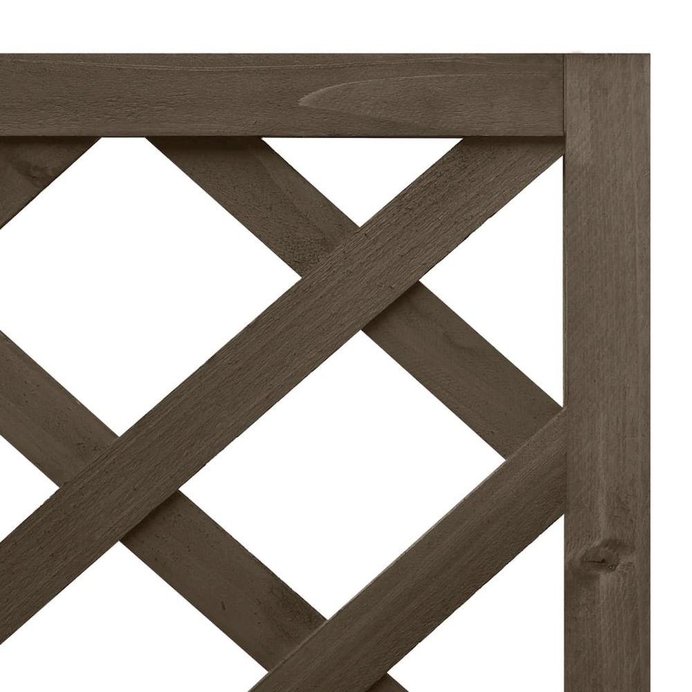 Planter Grey Solid Fir Wood 59.1 in tall Planters Planter. Picture 5