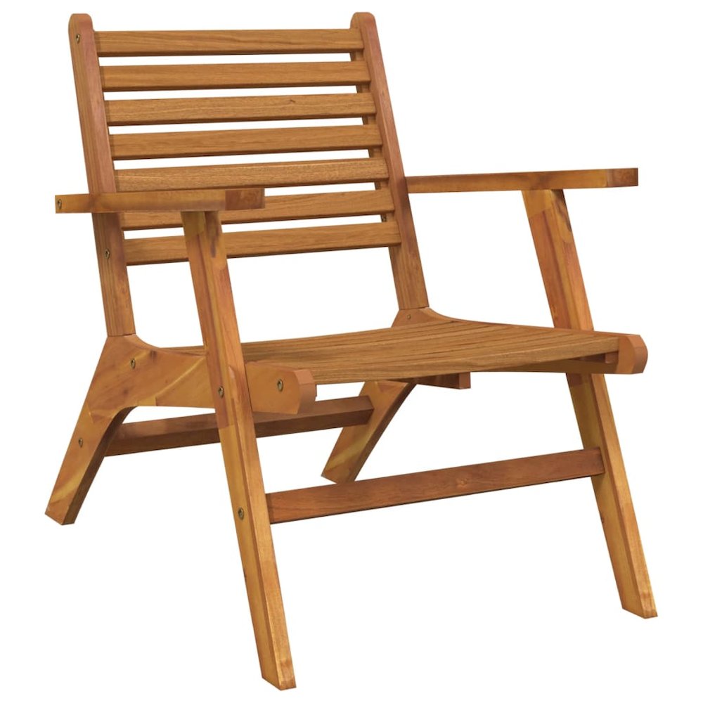 Bistro Set Brown Solid acacia wood Medium Collapsible. Picture 7