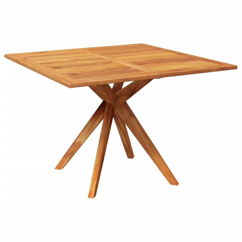 Garden Table Natural Wood Solid Acacia wood Medium Durable. Picture 2