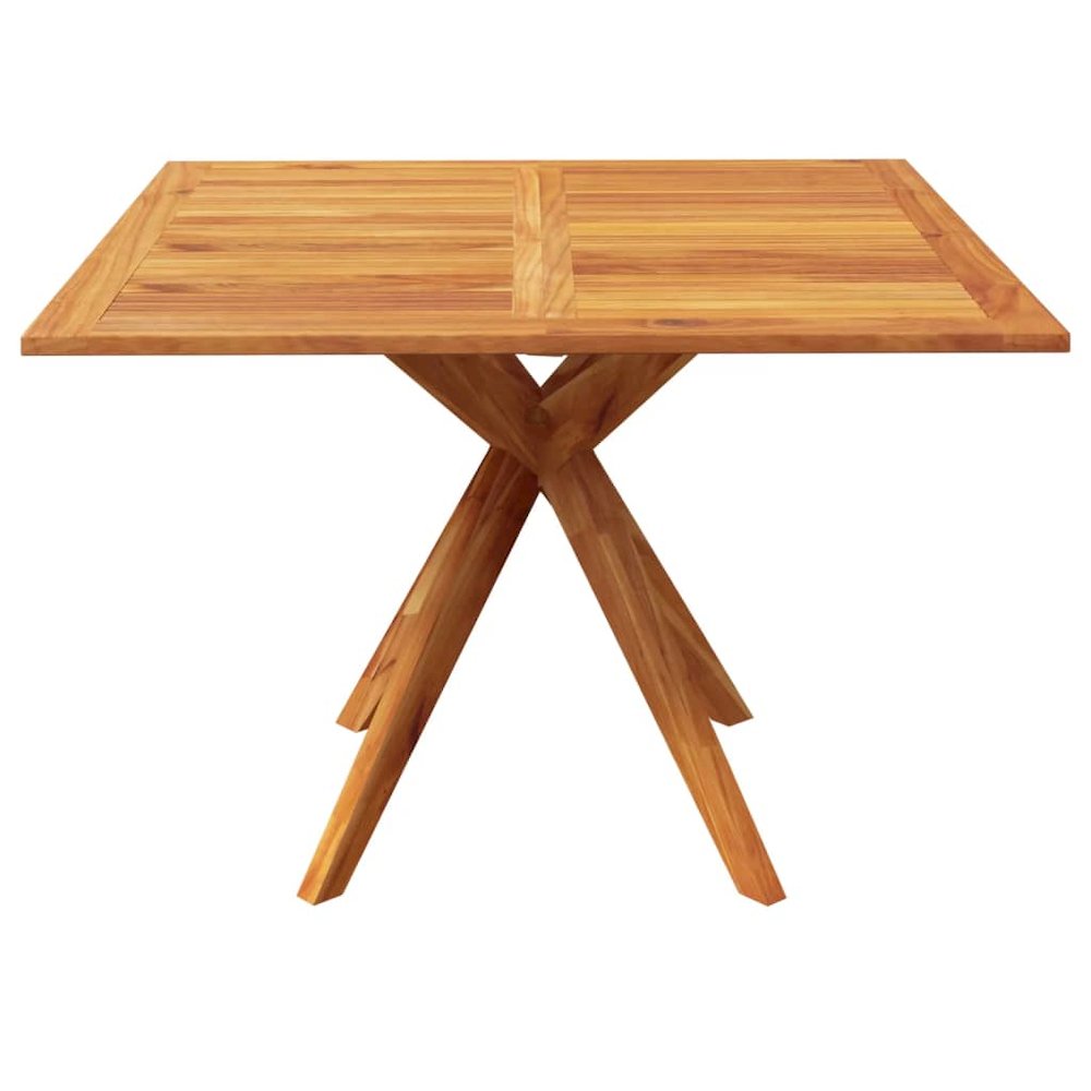 Garden Table Natural Wood Solid Acacia wood Medium Durable. Picture 3