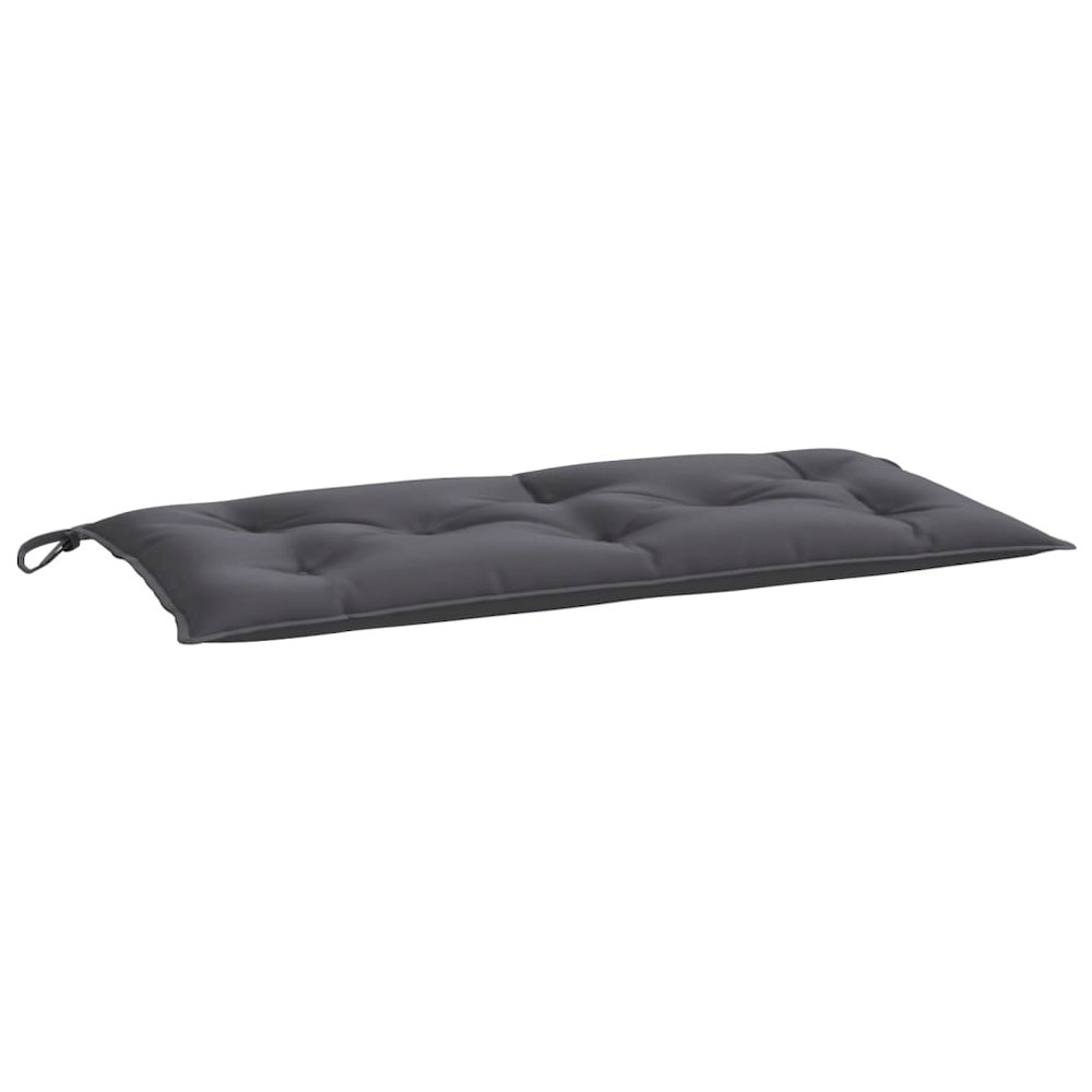 Garden Bench Cushion Anthracite Oxford fabric (100% polyester). Picture 2